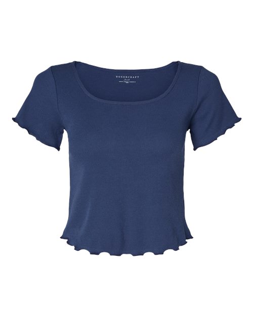 Women's Baby Rib T-Shirt - Front - B13703655