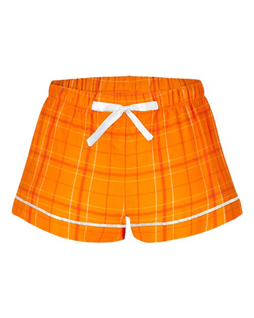 Women's Flannel Shorts - Front - B14403664