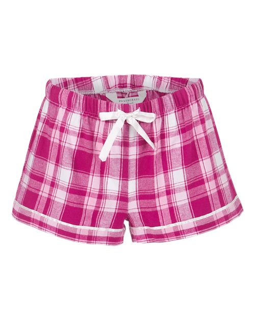 Women's Flannel Shorts - Front - B14403104
