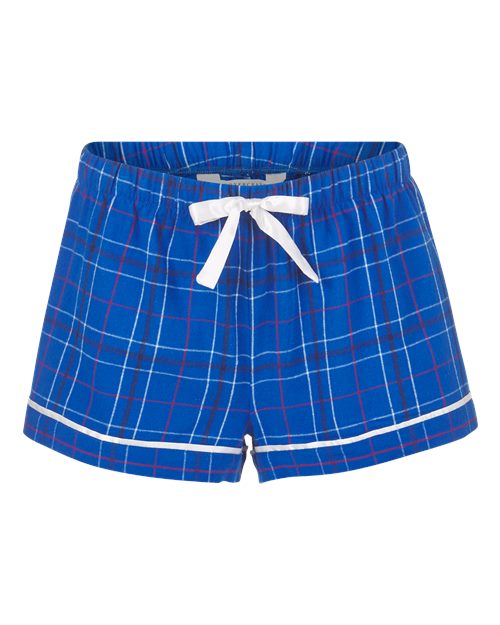 Women's Flannel Shorts - Front - B14403137