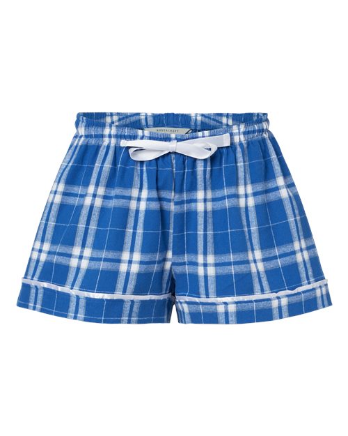 Women's Flannel Shorts - Front - B14403142