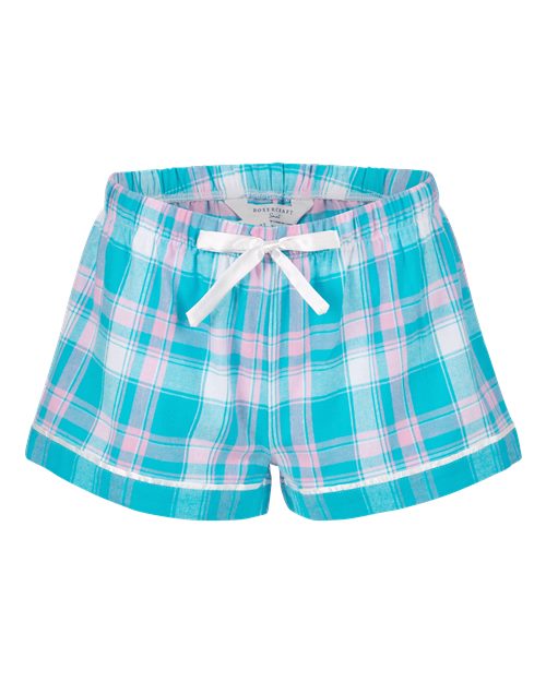 Women's Flannel Shorts - Front - B14403151