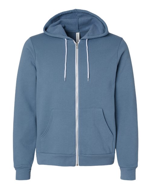 Sponge Fleece Full-Zip Hoodie - Front - B80406215
