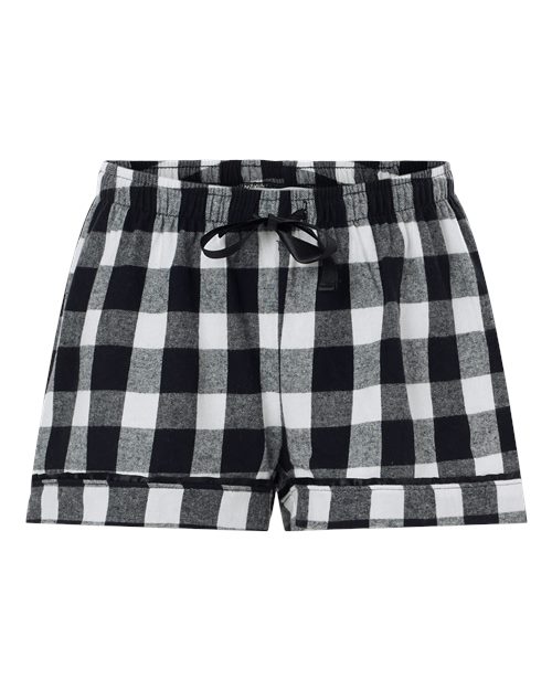Women's Flannel Shorts - Front - B14403507