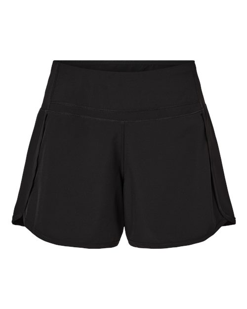 Women's Stretch Woven Lined Shorts - Front - B16403502