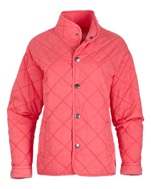 Women's Quilted Market Jacket - Front - B14803661