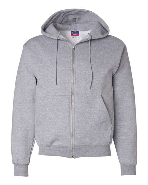 Powerblend® Full-Zip Hooded Sweatshirt - Front - B25384583