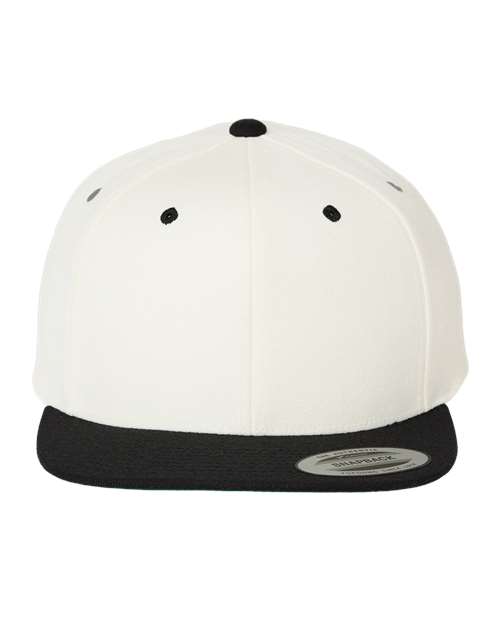 Premium Flat Bill Snapback Cap - Front - B76095250