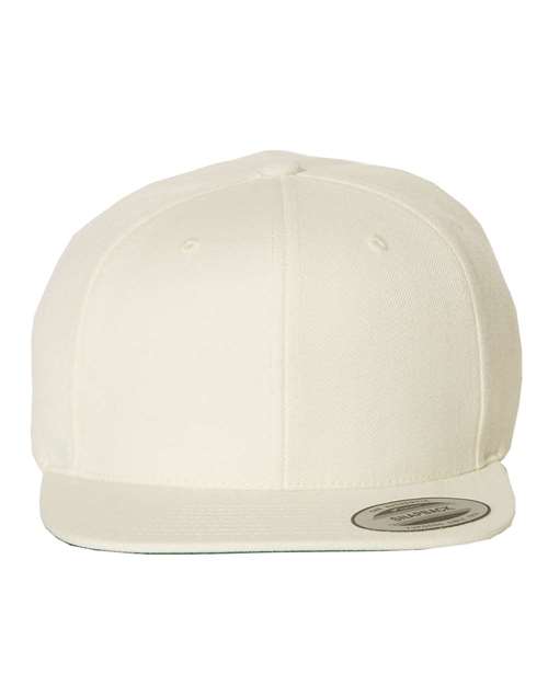 Premium Flat Bill Snapback Cap - Front - B76095240