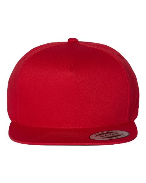 Five-Panel Cotton Twill Snapback Cap - Front - B63095700