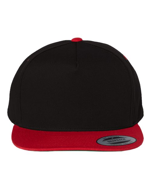 Five-Panel Cotton Twill Snapback Cap - Front - B63095510