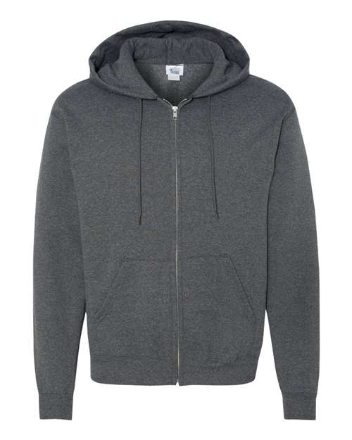 Powerblend® Full-Zip Hooded Sweatshirt - Front - B25384096