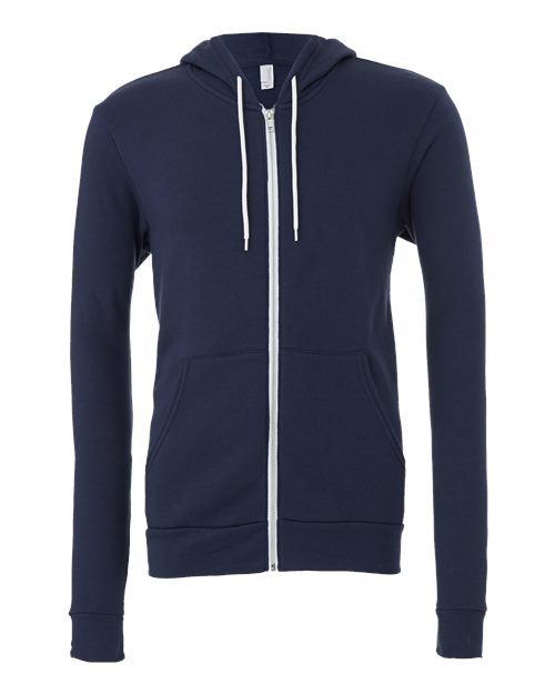 Sponge Fleece Full-Zip Hoodie - Front - B80406657