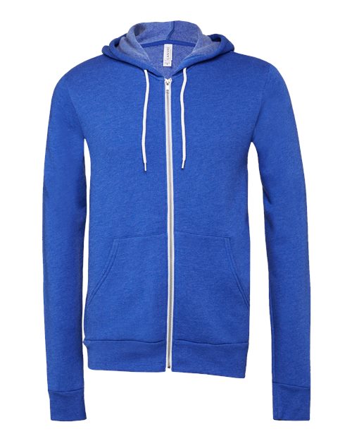 Sponge Fleece Full-Zip Hoodie - Front - B80406756