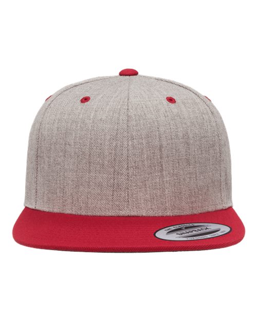 Premium Flat Bill Snapback Cap - Front - B76095720