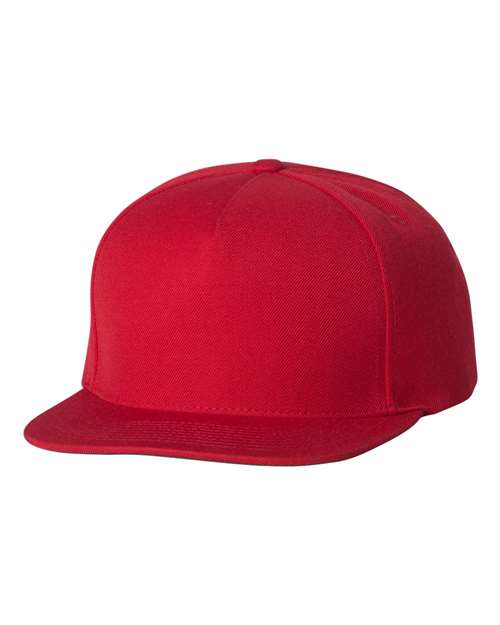 Premium Five-Panel Snapback Cap - Front - B43095700