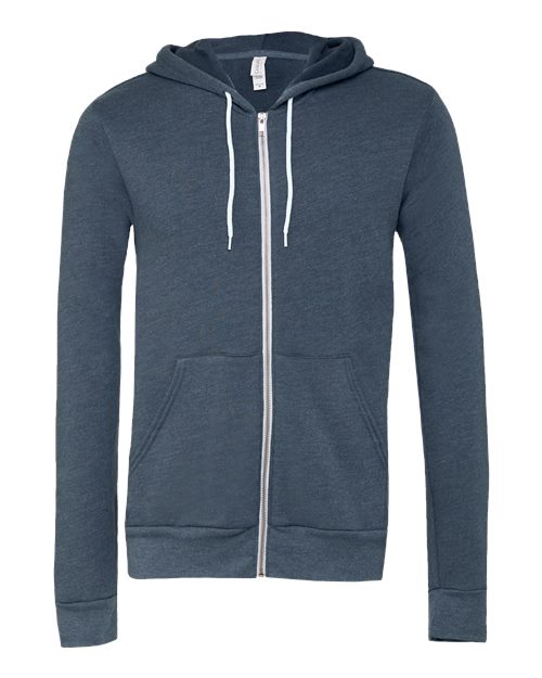 Sponge Fleece Full-Zip Hoodie - Front - B80406663