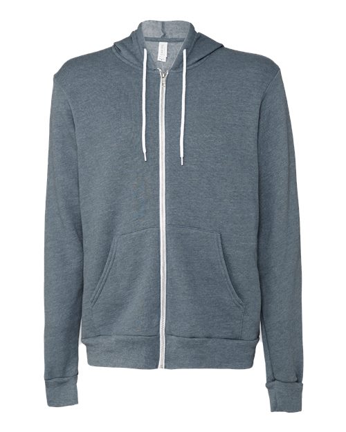 Sponge Fleece Full-Zip Hoodie - Front - B80406628