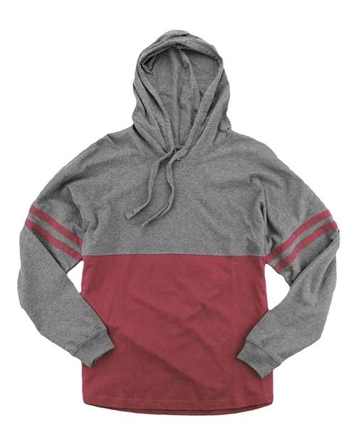 Women's Hooded Pom Pom Jersey - Front - B51503132