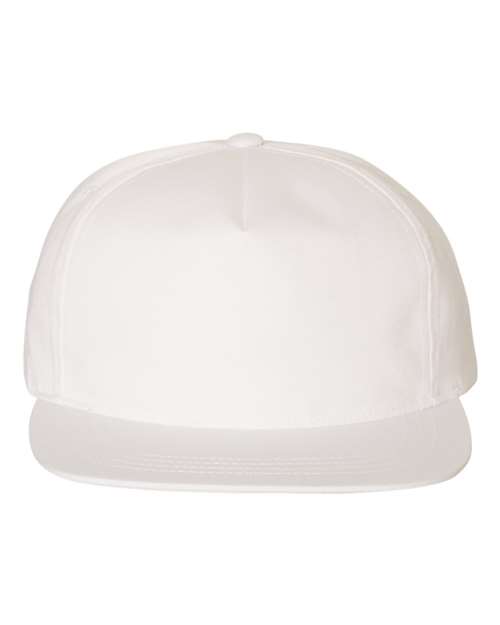 Lightly-Structured Five-Panel Snapback Cap - Front - B44495000