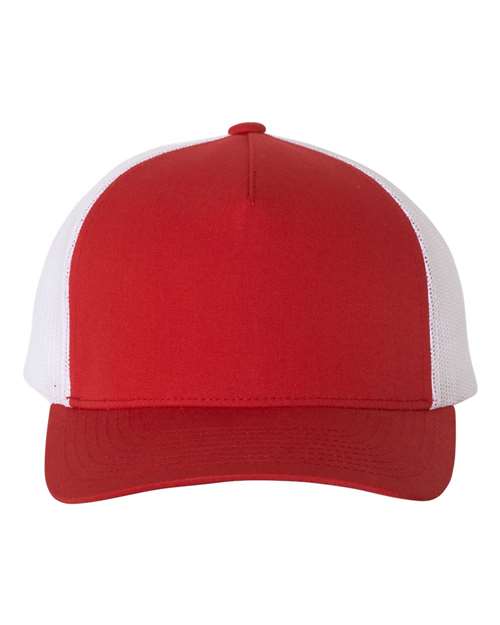Five-Panel Retro Trucker Cap - Front - B44595110