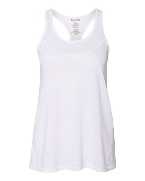 Women's Tiger Slub Racerback Tank Top - Front - B37903006