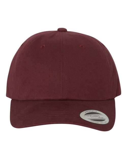 Peached Cotton Twill Dad Hat - Front - B43495530