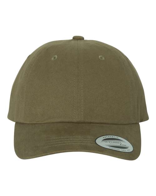 Peached Cotton Twill Dad Hat - Front - B43495640