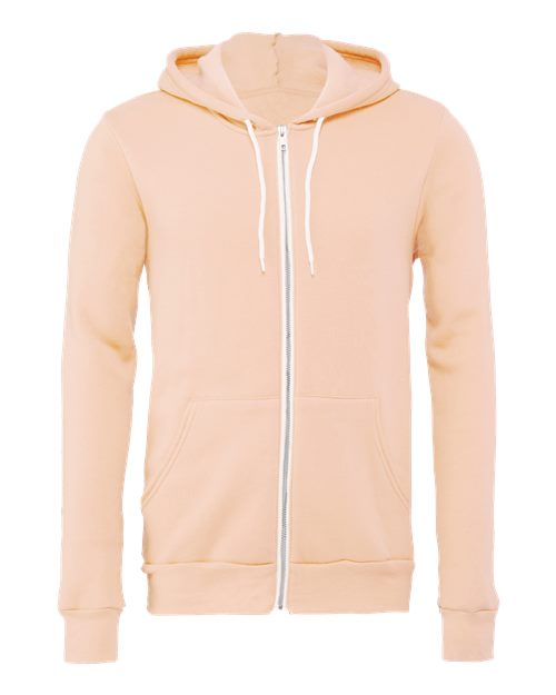 Sponge Fleece Full-Zip Hoodie - Front - B80406332