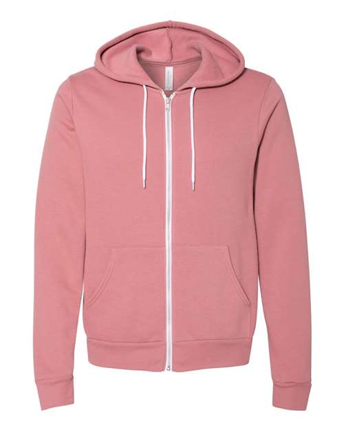 Sponge Fleece Full-Zip Hoodie - Front - B80406288