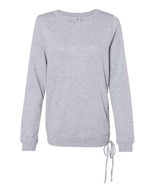 Women’s Enzyme-Washed Rally Lace-Up Sweatshirt - Front - B50603584