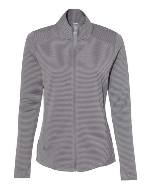 Women's Textured Full-Zip Jacket - Front - B00453584
