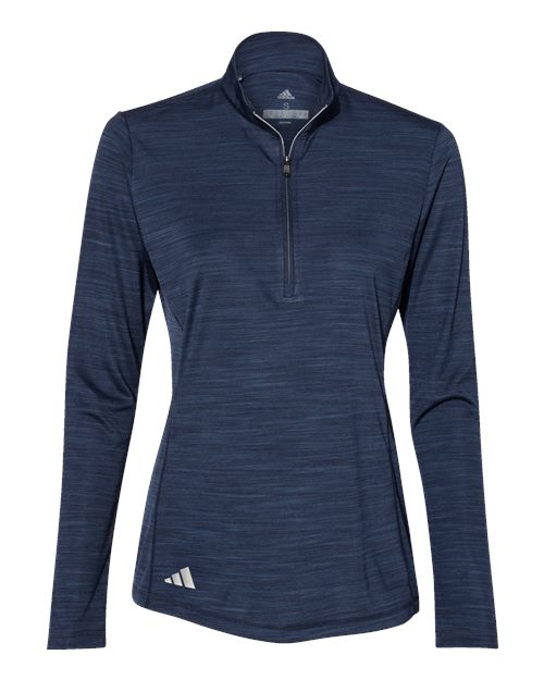 Women's Lightweight Mélange Quarter-Zip Pullover - Front - B00853653