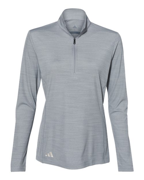 Women's Lightweight Mélange Quarter-Zip Pullover - Front - B00853585
