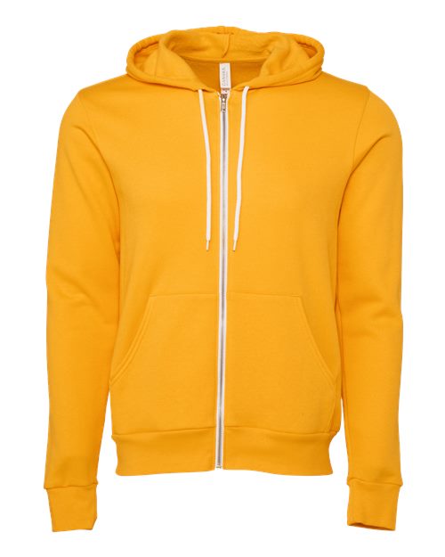 Sponge Fleece Full-Zip Hoodie - Front - B80406127