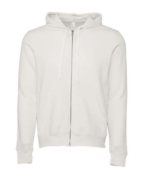 Sponge Fleece Full-Zip Hoodie - Front - B80406197