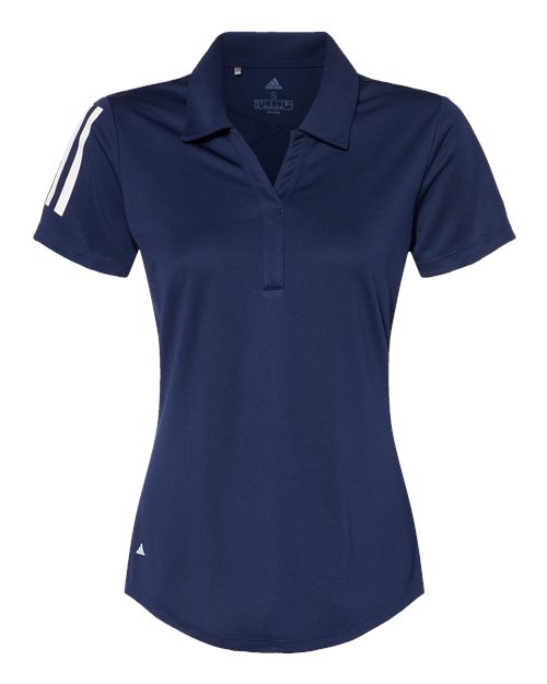 Women's Floating 3-Stripes Polo - Front - B03153656