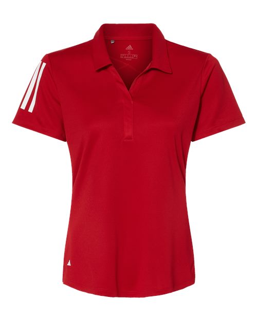 Women's Floating 3-Stripes Polo - Front - B03153708