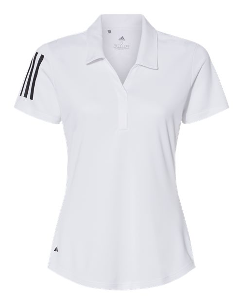 Women's Floating 3-Stripes Polo - Front - B03153007
