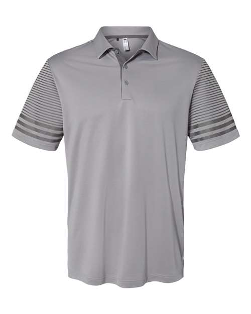 Striped Sleeve Polo - Front - B03253356