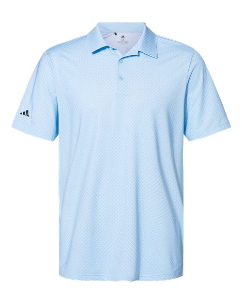 Diamond Dot Print Polo - Front - B03353257