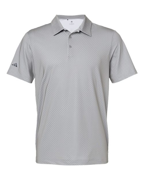 Diamond Dot Print Polo - Front - B03353359