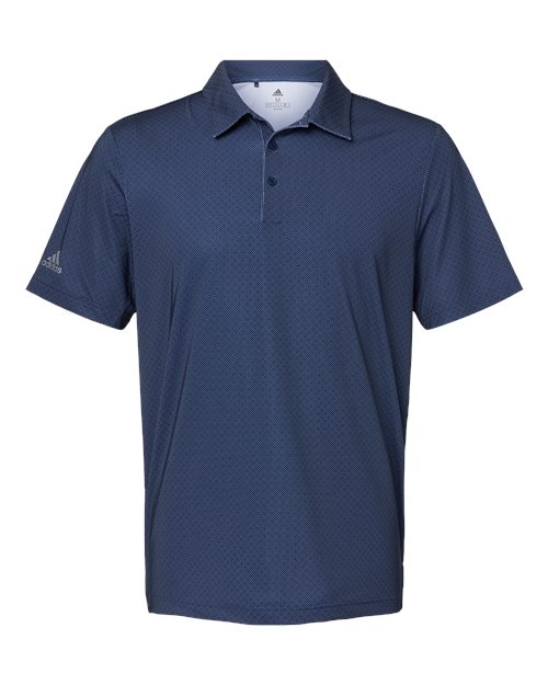 Diamond Dot Print Polo - Front - B03353654