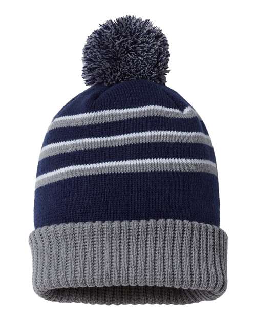 Pom Cuffed Beanie - Front - B54995120