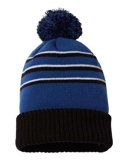 Pom Cuffed Beanie - Front - B54995750