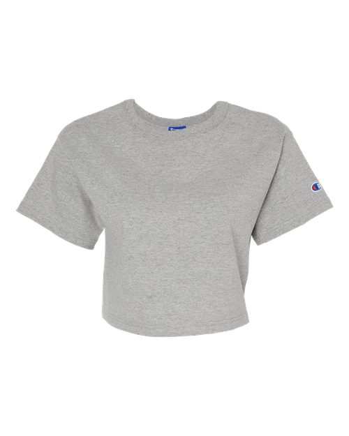 Women's Heritage Jersey Crop T-Shirt - Front - B02884133
