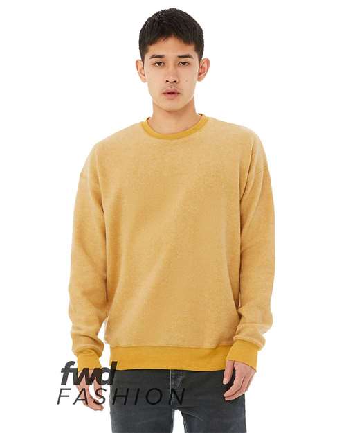 FWD Fashion Sueded Drop Shoulder Sweatshirt - Front - B03706413