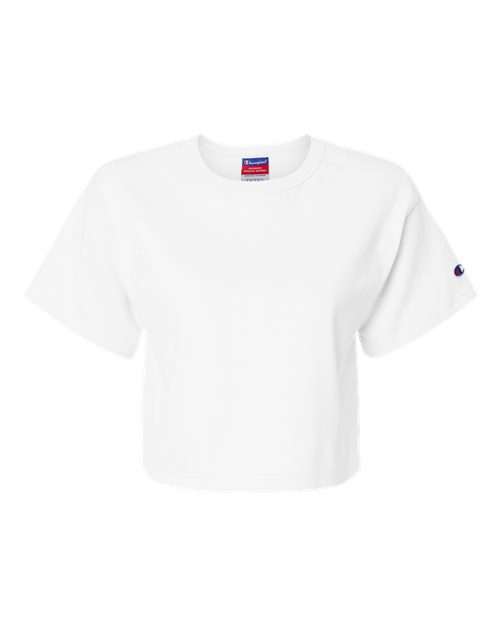 Women's Heritage Jersey Crop T-Shirt - Front - B02884006