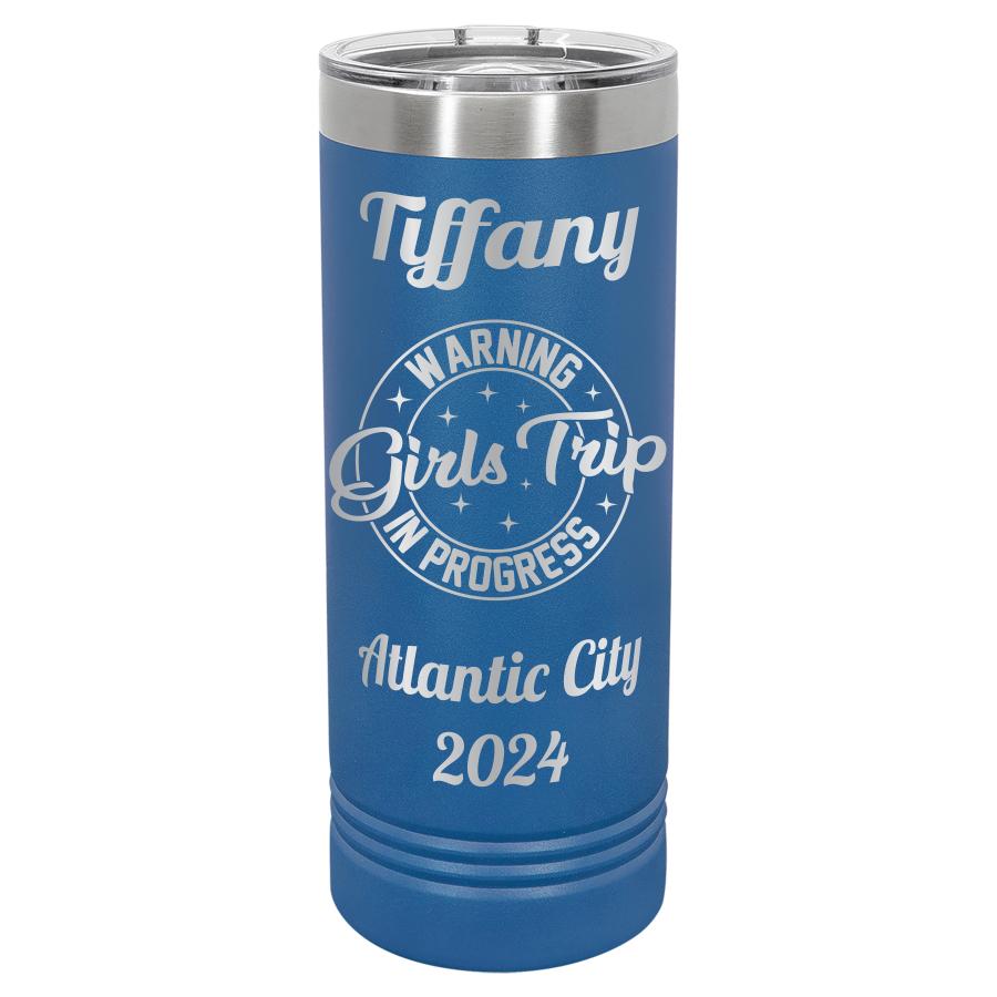 22oz Skinny Custom Tumblers