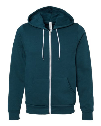 Sponge Fleece Full-Zip Hoodie - Front - B80406475